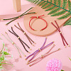 8Pcs Polyester Braided Round Cord Slider Bracelet Making MAK-TA0001-39A-5
