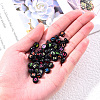 Craft Black Acrylic Beads SACR-YW0001-06-8
