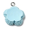 Opaque Resin Pendants RESI-L038-01P-01-2