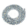 Transparent Glass Beads Strands EGLA-N028-01A-A01-3