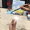 Plastic Watercolor Oil Palette AJEW-WH0696-656-6