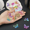  18Pcs 9 Colors Transparent Resin Pendants RESI-TA0002-03-7