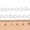 304 Stainless Steel 6MM Ring Link Chain Necklaces NJEW-P343-01A-P-5