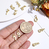 10Pcs 10 Styles Brass Charms KK-BBC0025-93-3