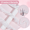 5 Yards Polyester Lace Ribbons OCOR-GF0006-14A-02-6