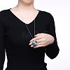 925 Sterling Silver Pendant Necklaces NJEW-BB32407-2