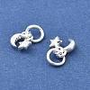 Fine Silver Moon Star Charms X-STER-D302-02S-2