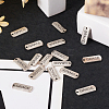 20Pcs Tibetan Style Alloy Rectangle Pendants TIBEP-TAG0001-01-6