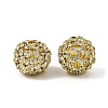 Brass Rhinestone Beads RSB082-NFG-2