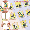 14Pcs 7 Style Alloy Enamel Pendants ENAM-CJ0005-59-3
