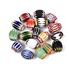 Handmade Millefiori Glass Barrel Beads LA-N002-23-1