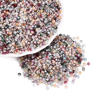 Baking Paint Glass Seed Beads SEED-Q041-03A-14-1