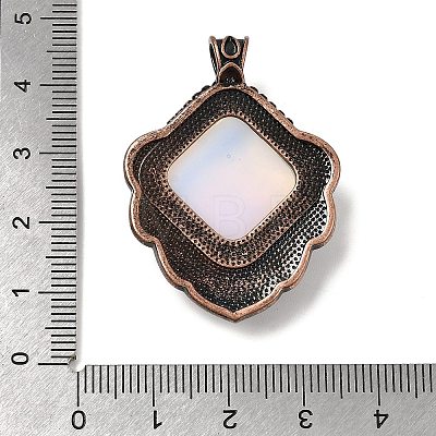 Natural & Synthetic Mixed Gemstone Pendants G-A297-03R-1