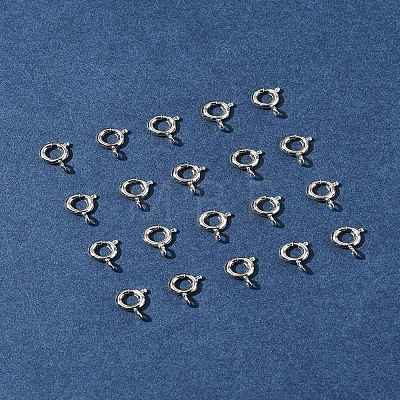 Brass Spring Ring Clasps KK-FS0001-50P-1