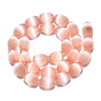 Dyed Natural Selenite Beads Strands G-T138-232I-1