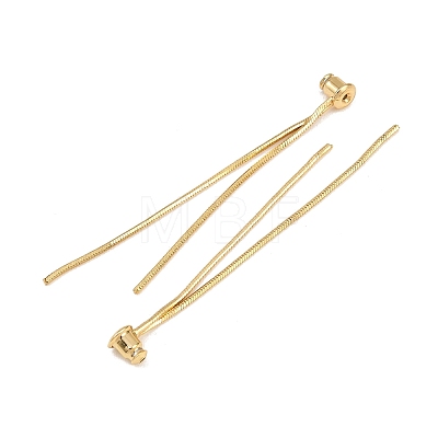 Brass Earring Nuts KK-H536-03G-1