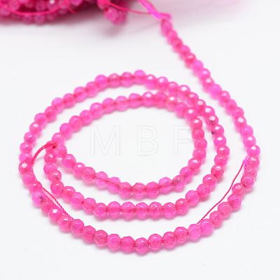 Natural Agate Bead Strands X-G-R344-3mm-34-1
