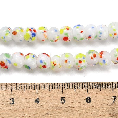 Handmade Lampwork Beads Strands LAMP-H071-01A-03-1