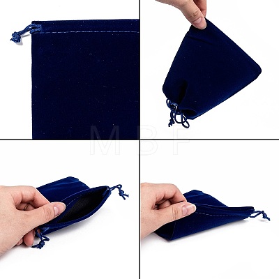 Rectangle Velvet Pouches X1-TP-R002-10x12-03-1