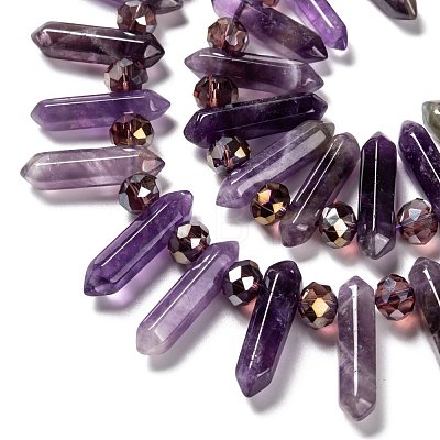 Natural Amethyst Beads Strands G-H247-03-1