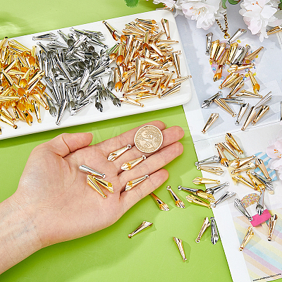 600Pcs 3 Colors Iron Pendants FIND-FH0018-01-1