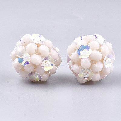 Glass Woven Beads FIND-T044-32C-05-1