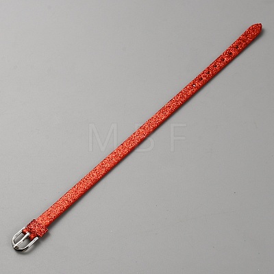 Blank PU Leather Cord Bracelet with Alloy Clasps X1-AJEW-TAC0041-01B-10-1