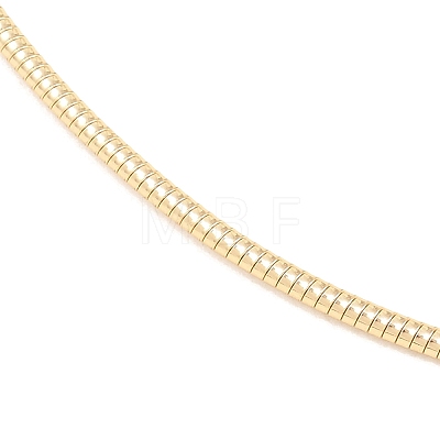 2MM Round Brass Chain Necklace Making KK-P354-02G-1