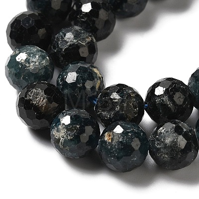 Natural Blue Tourmaline Beads Strands G-I362-01B-1