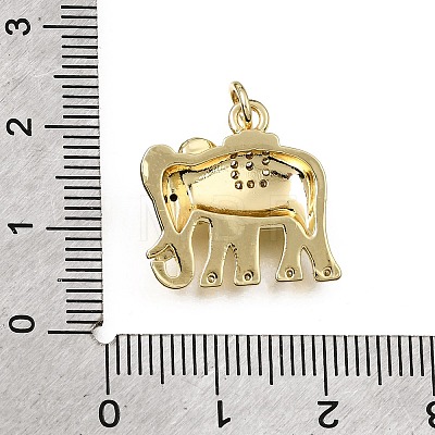 Brass Micro Pave Black Cubic Zirconia Pendants LS-CU-L001-18G-04-1