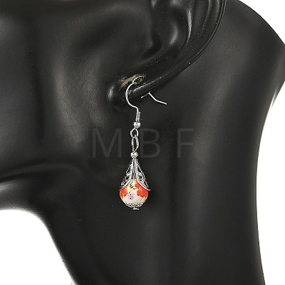 304 Stainless Steel Dangle Earrings PR-EJEW-JE07485-1