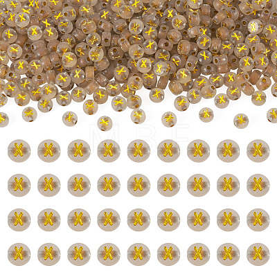 50G Luminous Transparent Acrylic Beads OACR-TAD0001-01X-1