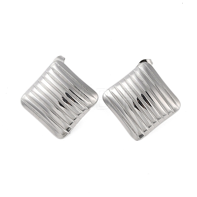 304 Stainless Steel Earrings EJEW-O004-04P-1