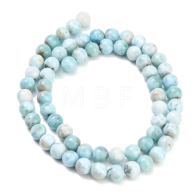 Natural Larimar Beads Strands GG-CBA007A-B01-6.5mm-1