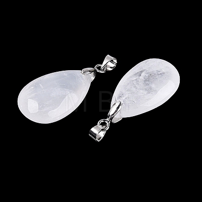 Natural Quartz Crystal Pendants G-N362-03P-14-1