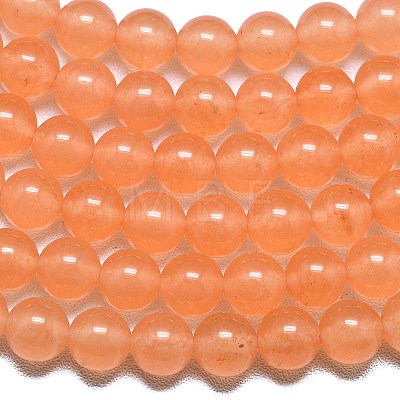 Natural Malaysia Jade Beads Strands G-L645-C01-6mm-20-1