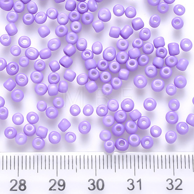 12/0 Baking Paint Glass Round Seed Beads SEED-S036-01A-08-1