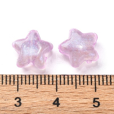 Luminous Transparent Acrylic Beads MACR-D024-24B-1