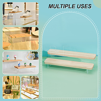 2-Tier Acrylic Model Toy Display Riser ODIS-WH0058-20-1