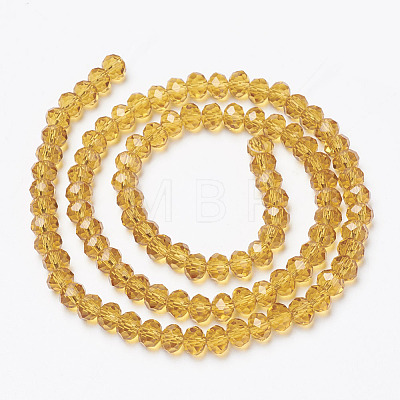 Glass Beads Strands EGLA-A034-T1mm-D04-1