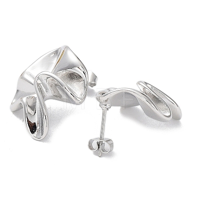 Non-Tarnish 304 Stainless Steel Stud Earrings EJEW-C062-03P-1