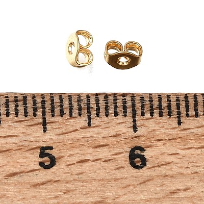 Brass Ear Nuts KK-CBA1A60-08A-G-1