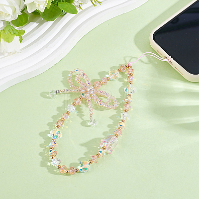 1Pc Alloy & Glass Mobile Straps MOBA-ME0001-01A-1