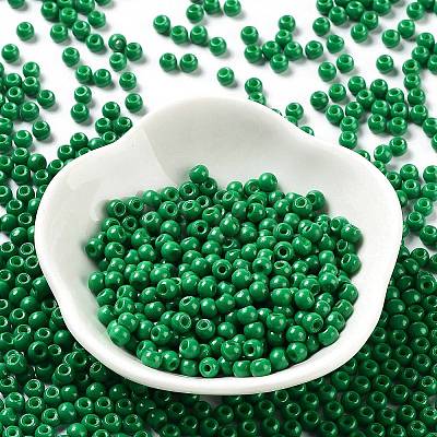 Baking Paint Glass Seed Beads SEED-H002-I-B508-1