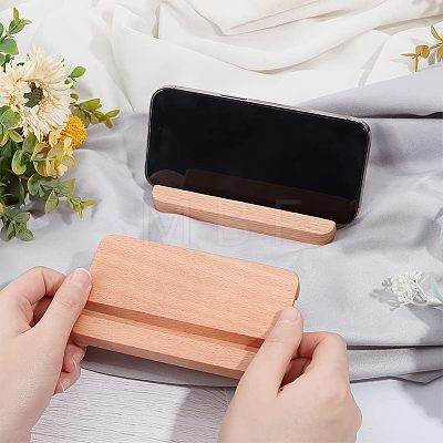 Wood Mobile Phone Holders AJEW-WH0258-560-1