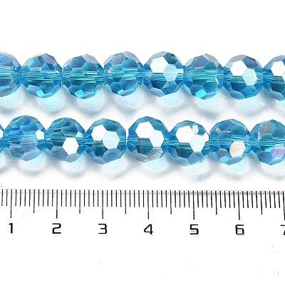 Transparent Glass Beads EGLA-A035-T10mm-B08-1