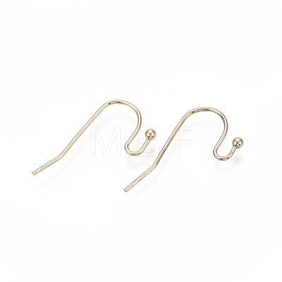 Brass Earring Hooks KK-T029-130LG-1