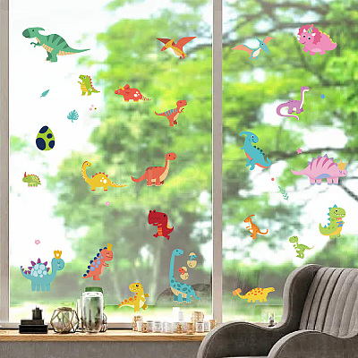 16 Sheets 8 Styles PVC Waterproof Wall Stickers DIY-WH0345-185-1