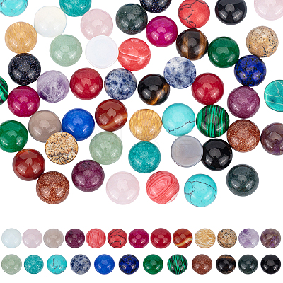 Natural & Synthetic Gemstone Cabochons G-PH0034-39-1