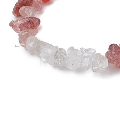 Gemstone Stretch Bracelet BJEW-JB11012-07-1